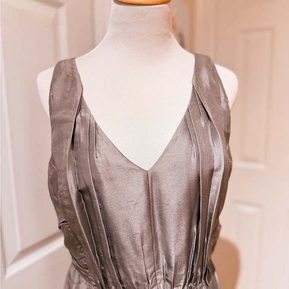 Banana Republic Shimmering Gray Mini Dress - Picture 3 of 11